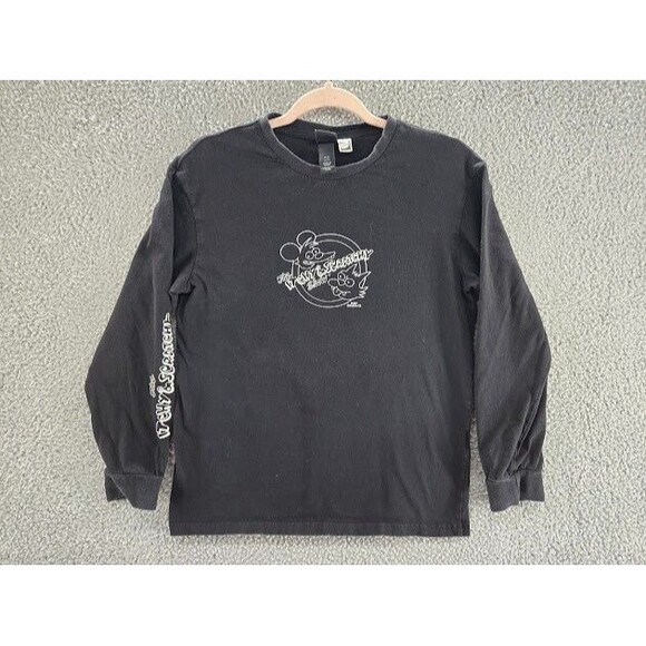 The Itchy and Scratchy Show Shirt Mens XS Black The Simpsons H&M Long Sleeve - Picture 1 of 8